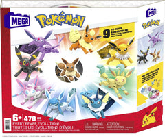 Mega Brands MEGA Pokémon Espeon figure—sleek purple design with flexible limbs