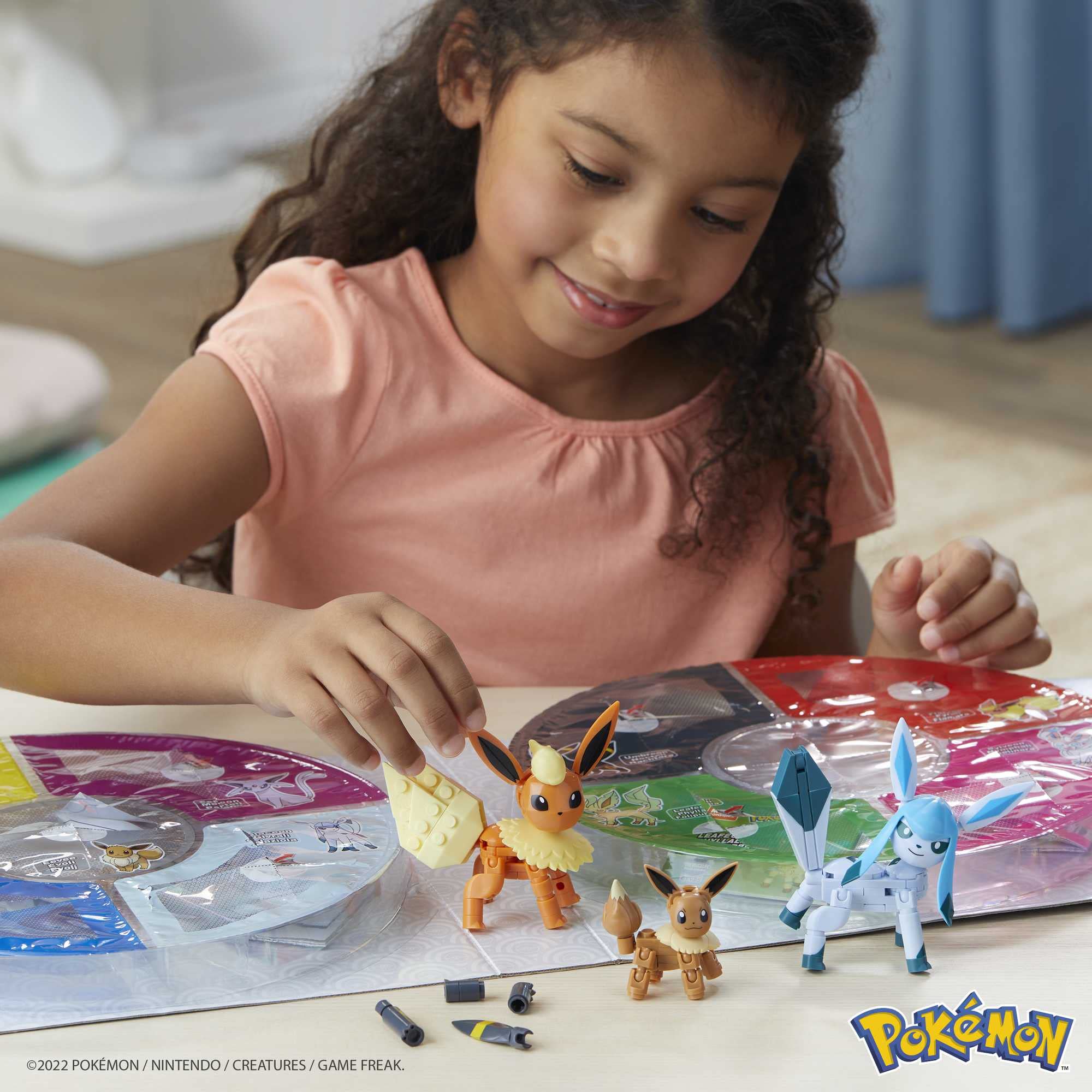 Mega Brands MEGA Pokémon Jolteon figure—electric accents and precise connections for fast scenes