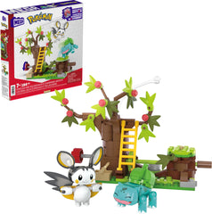 Mega Brands Emolga flies around a berry tree using Motion Brick for dynamic play.