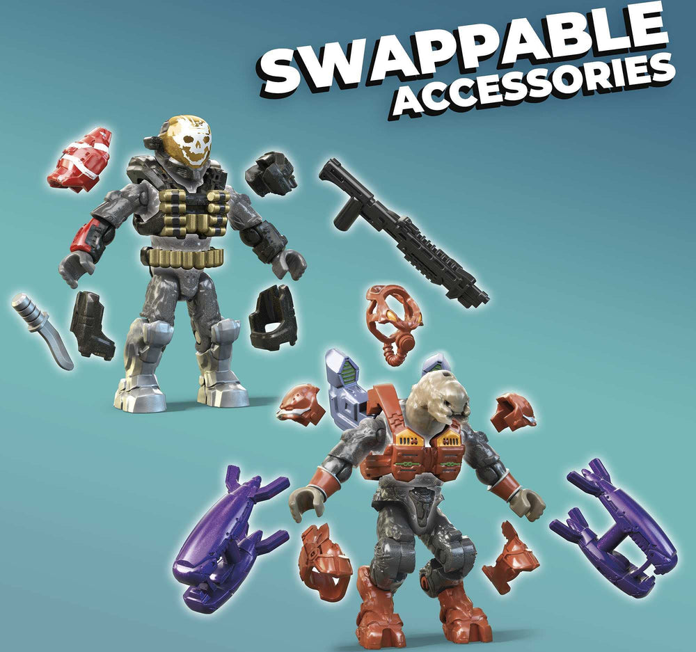 Anniversary pack of 20 poseable Halo figures for collection