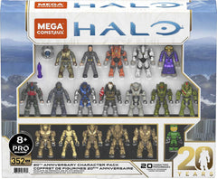 Mega Brands Halo collection of poseable figures with stands for display