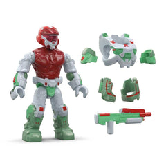 Mega Brands Halo Heroes Spartan MK VII Series 18 figure with deluxe stand for collections.