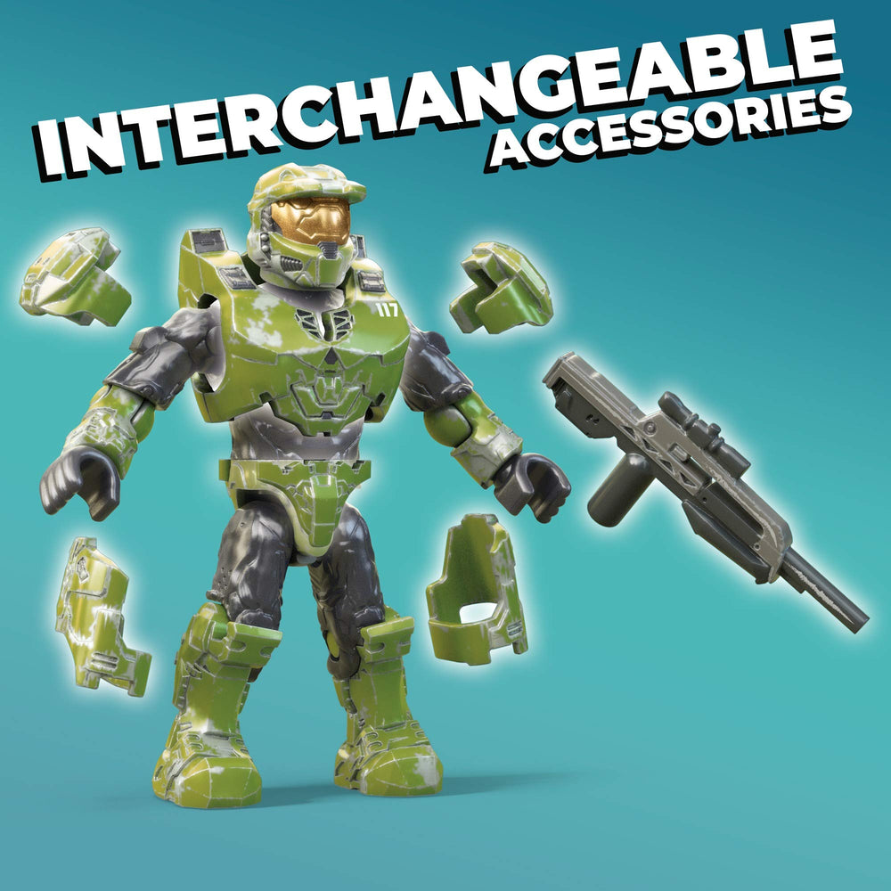 Mega Construx Halo Hijacked Ghost 123 bricks enable compatible expansions