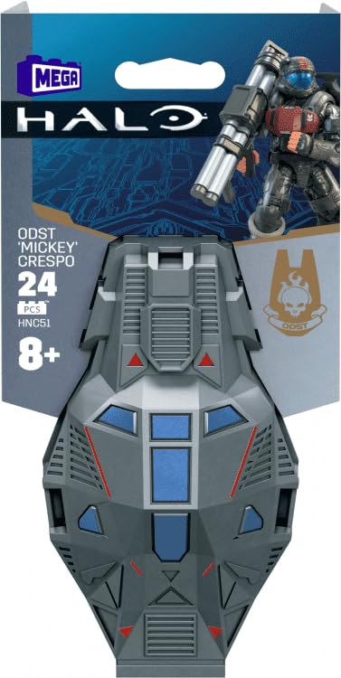 Drop pod deployment with opening hatch for authentic orbital insertion.