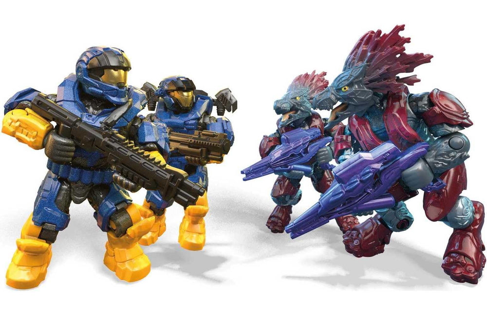 Mega Brands Halo Sword Base Invasion Covenant Skirmisher with detachable armor for customization