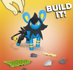 Luxio electric battle effect demonstrates hand-activated action.