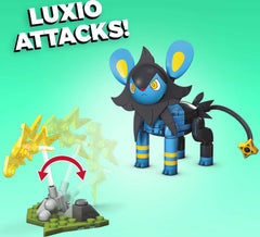 Luxio swivel action lets you spark quick play moments.