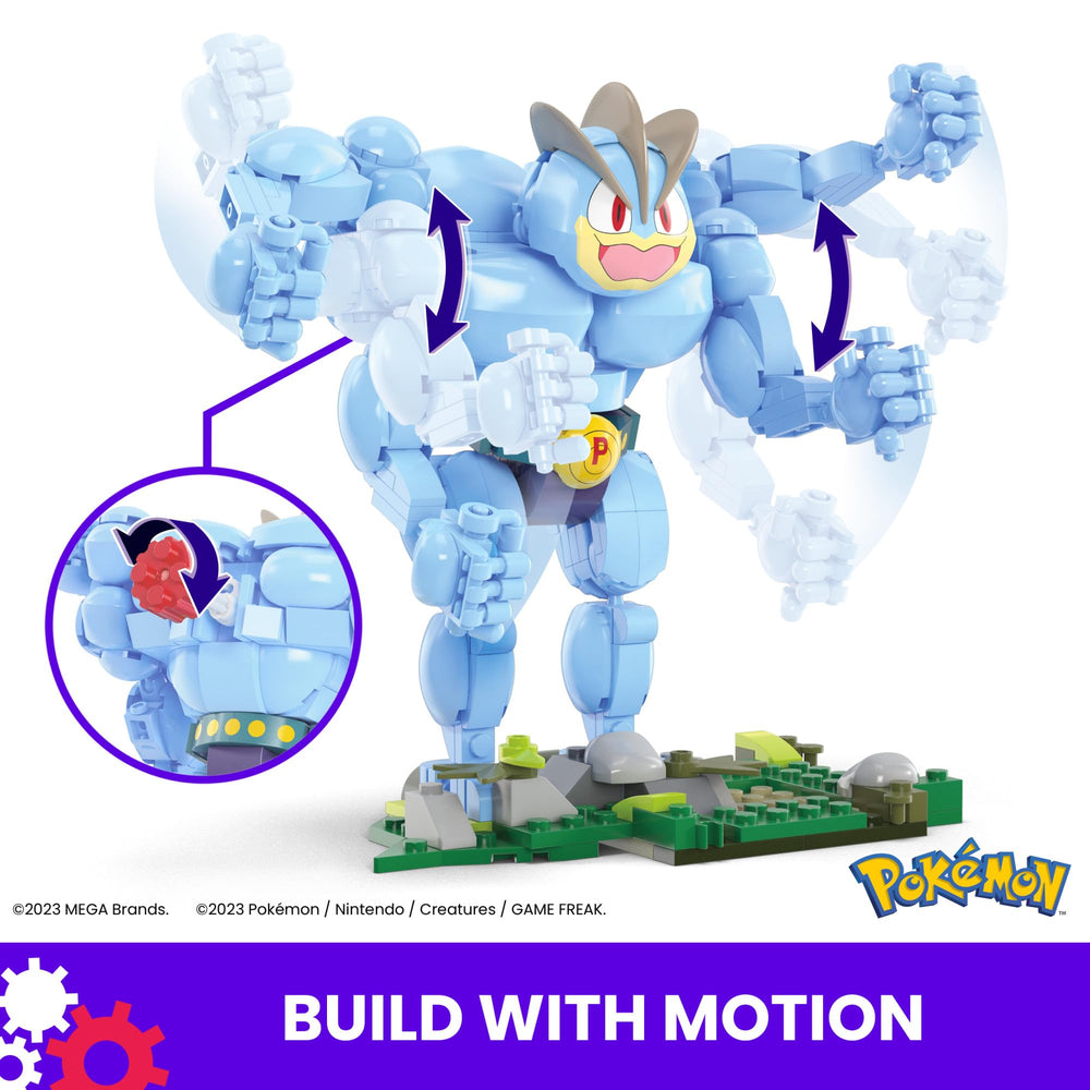 Machamp build set pieces enabling creative construction sessions