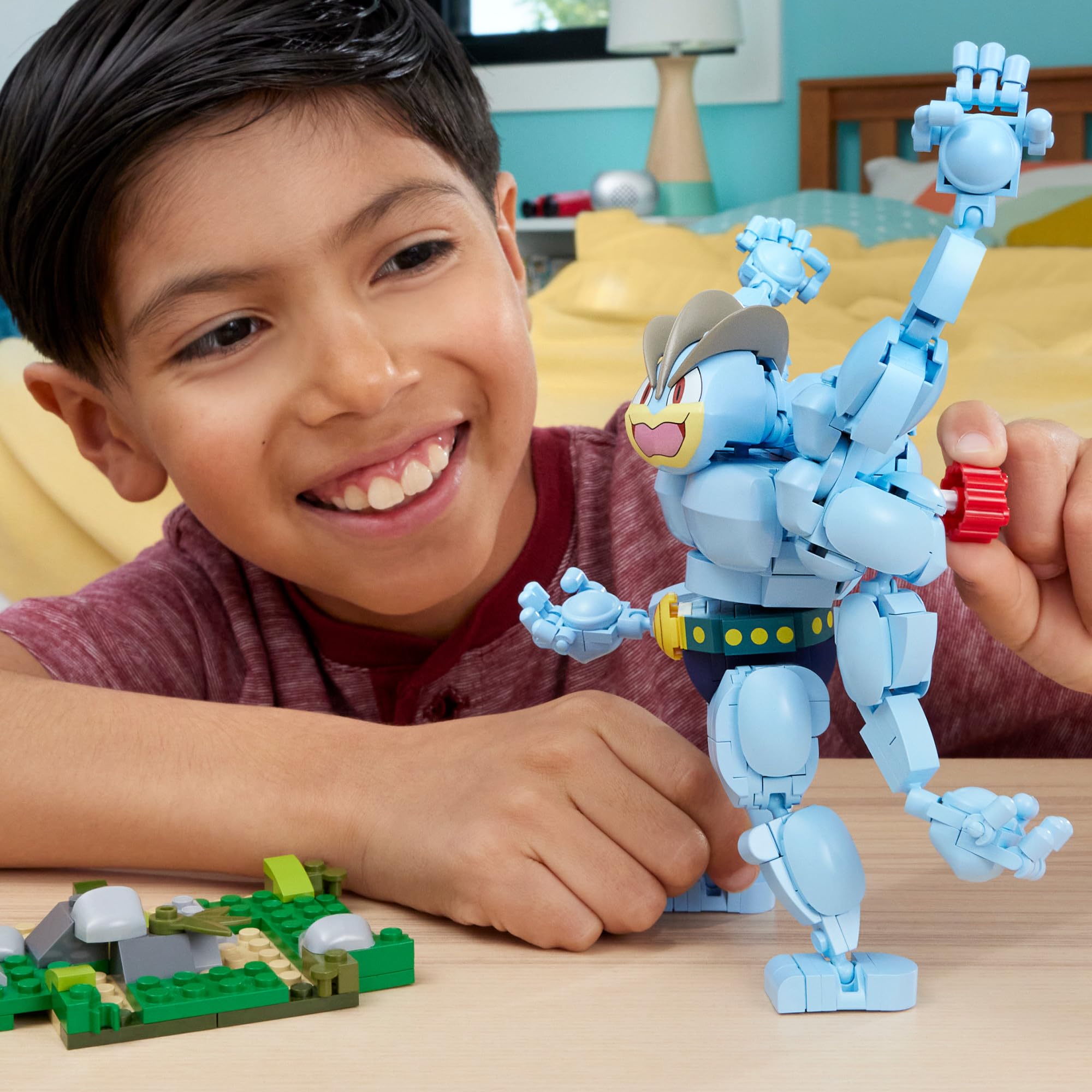 Machamp four-armed poseable figure for dynamic posing
