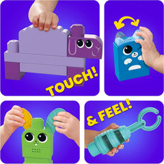 Mega Brands Mega Bloks farm band sheep guiro invites gentle scraping sounds and sensory exploration