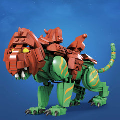 Mega Brands Mega Construx Battle Cat saddle-seat fits an action figure for battle-ready setups.