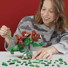Mega Brands Mega Construx Battle Cat tail articulation for lifelike poses.