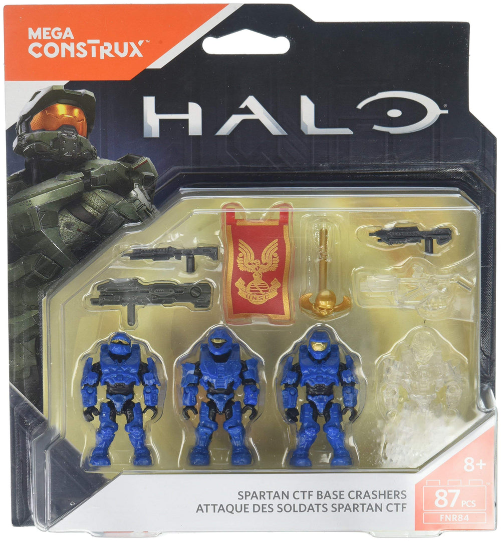 Mega Construx Halo Spartan Recon figures in armor ready for action and play