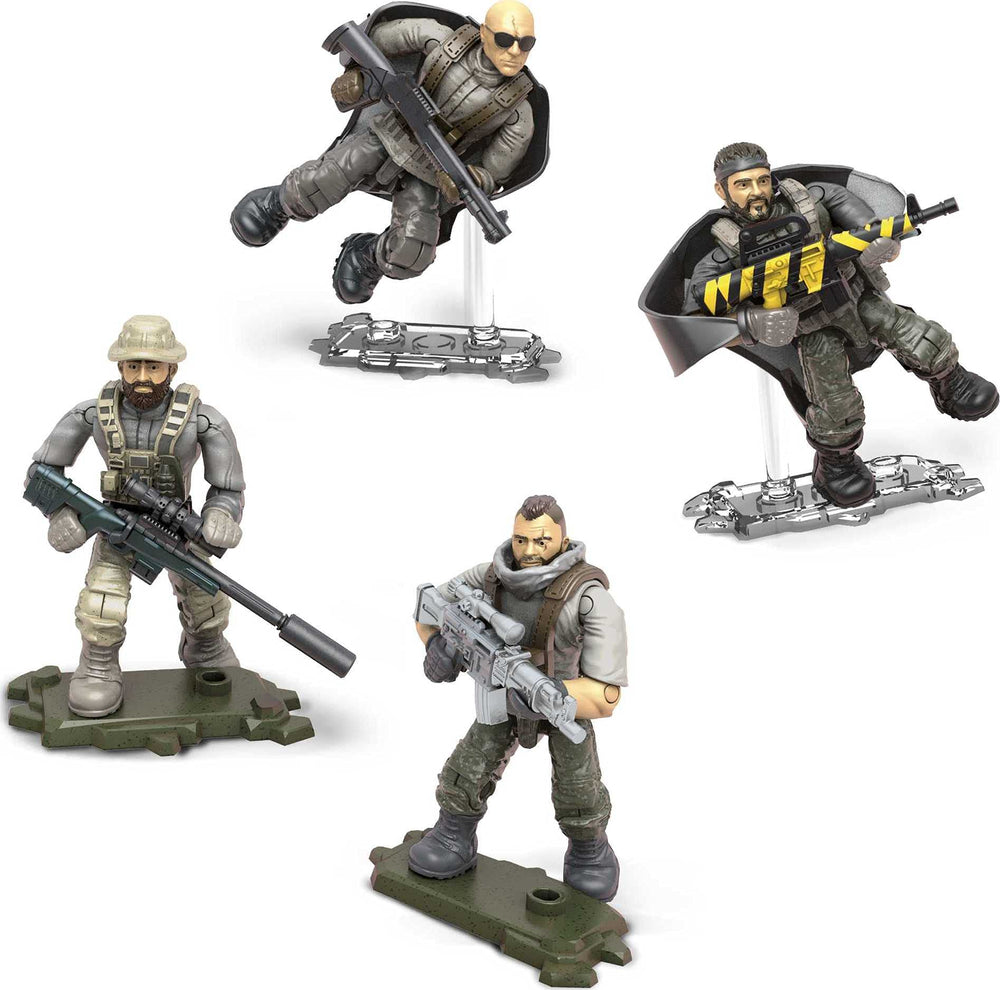 Mega Construx Soap MacTavish figure with detailed armor for display