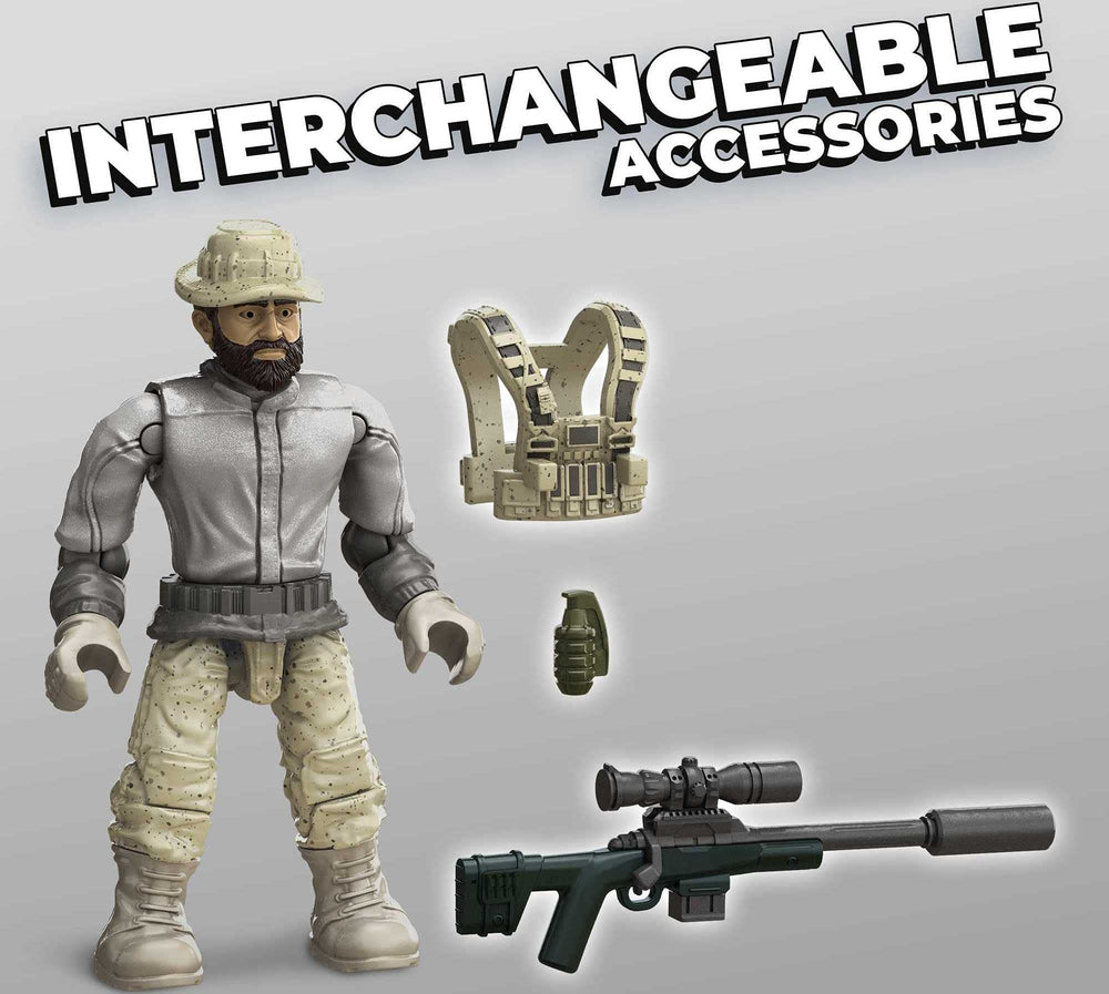 Mega Construx wingsuit display accessory for dynamic posing