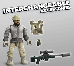 Mega Construx wingsuit display accessory for dynamic posing