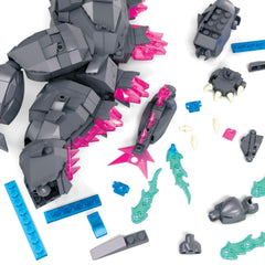 Movie-inspired head and tail articulation for authentic recreations.