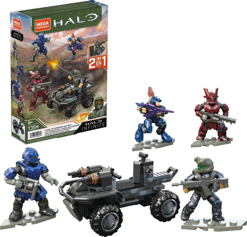 Mega Brands MEGA Halo Gungoose front-angle for immersive vehicle design