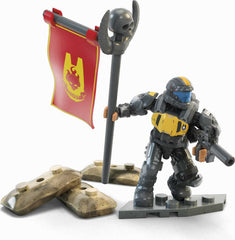 Mega Brands Mega Halo ODST Hive Exterminators Comm figure enabling team missions.