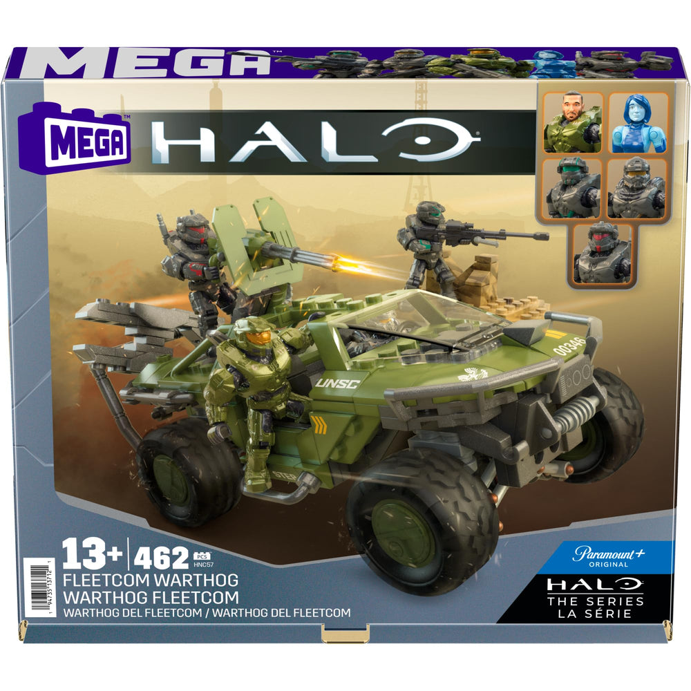 MEGA Halo Warthog packaging box showcases Amazon Exclusive kit.