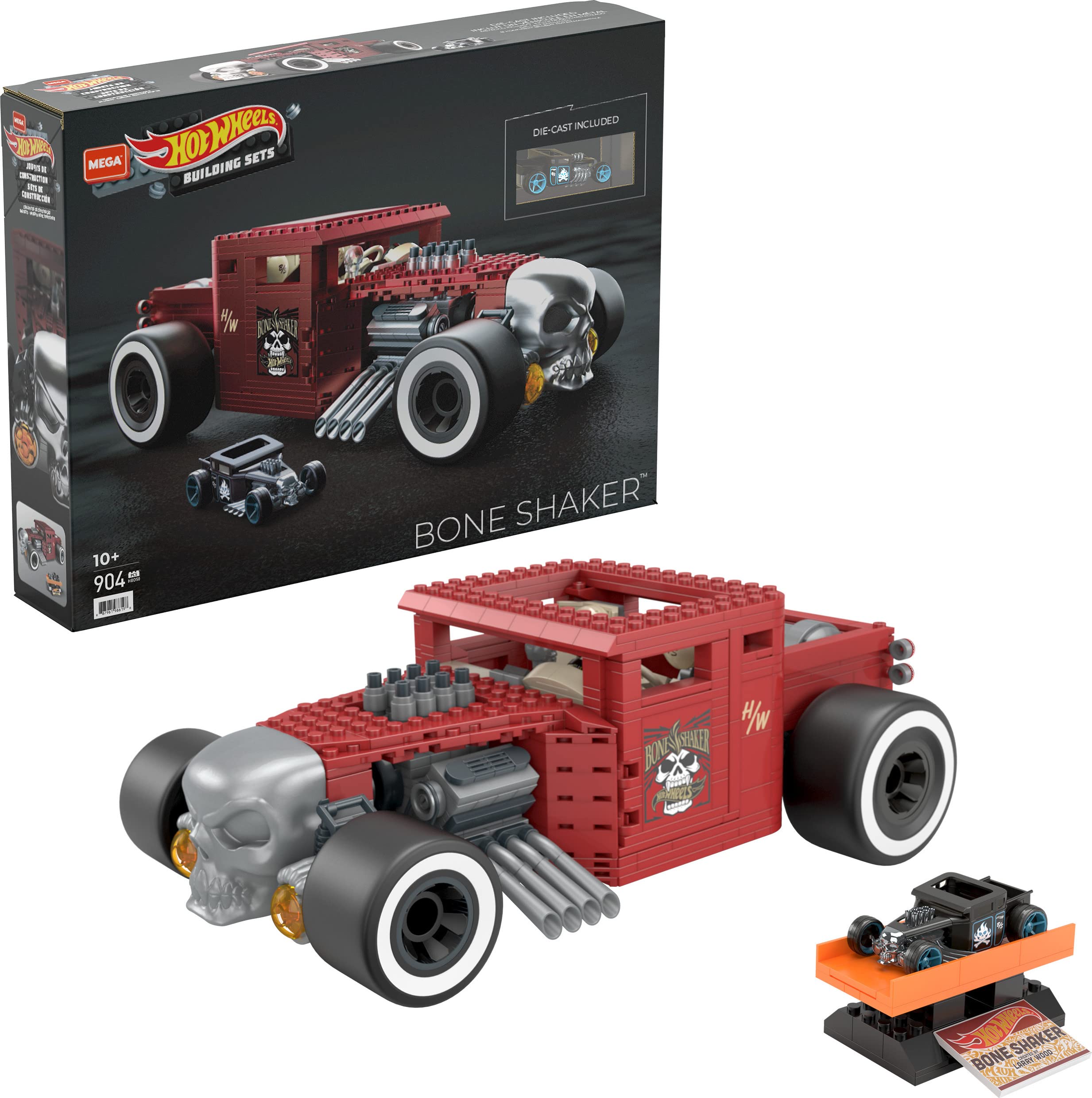 Mega Brands Bone Shaker 1:18 front view for authentic display