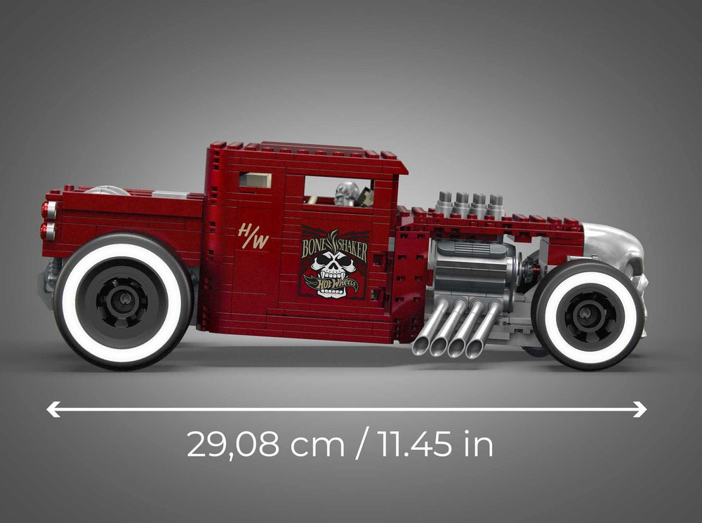 Chrome chassis and engine detail adds premium visual appeal
