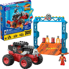 Mega Brands Hot Wheels Bone Shaker Crush Course assembly for imaginative play