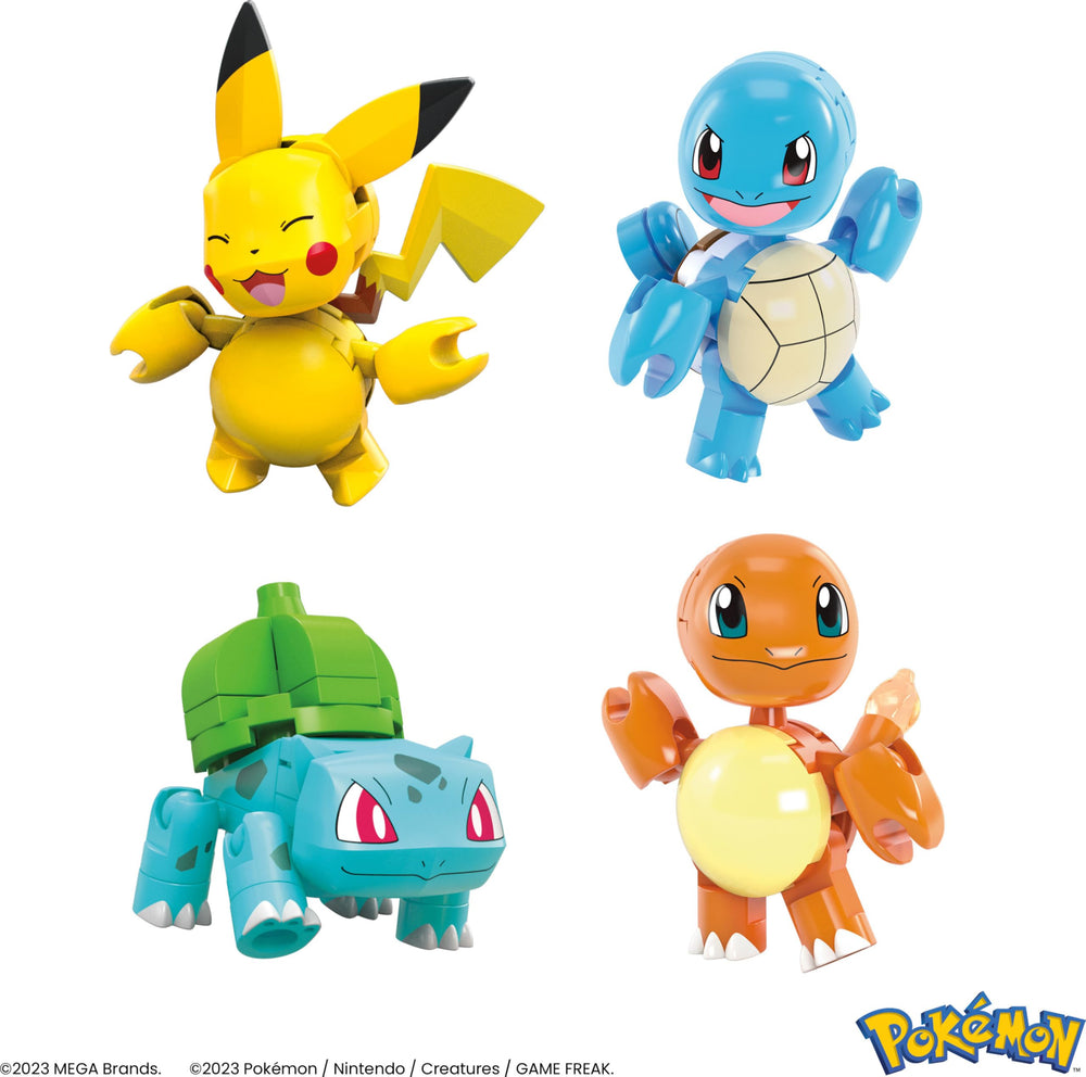 Mega Brands MEGA Pokémon Bulbasaur figure designed for creative construction.