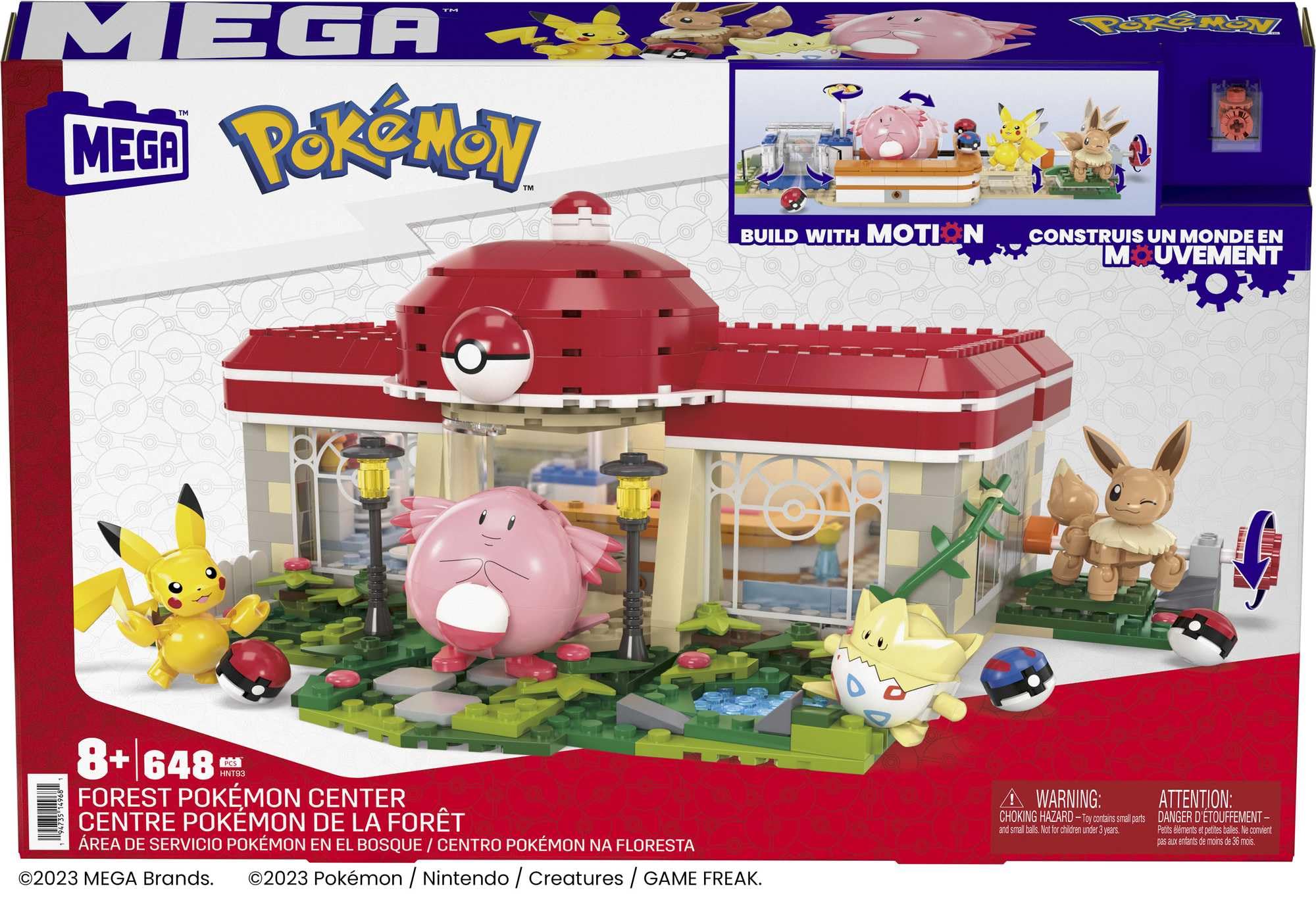 Mega Brands Mega Pokémon Forest Center Togepi door opening scene invites exploration