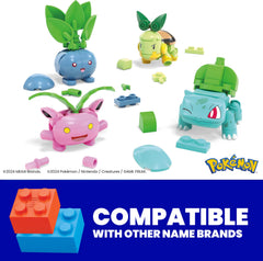 Mega Brands Turtwig-figure promotes creative building and storytelling.