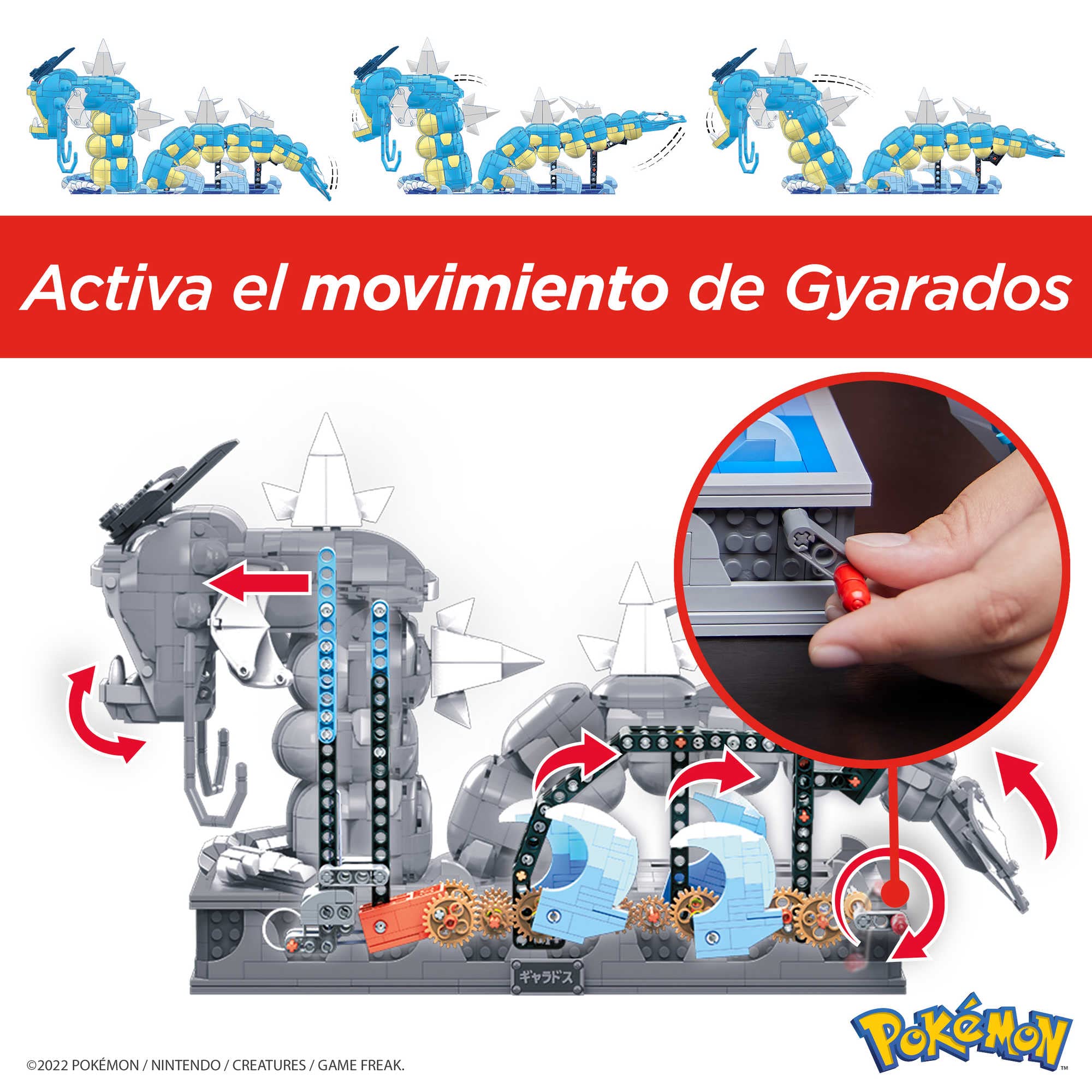 Mega Brands MEGA Pokémon Gyarados 2186-piece build for serious builders.