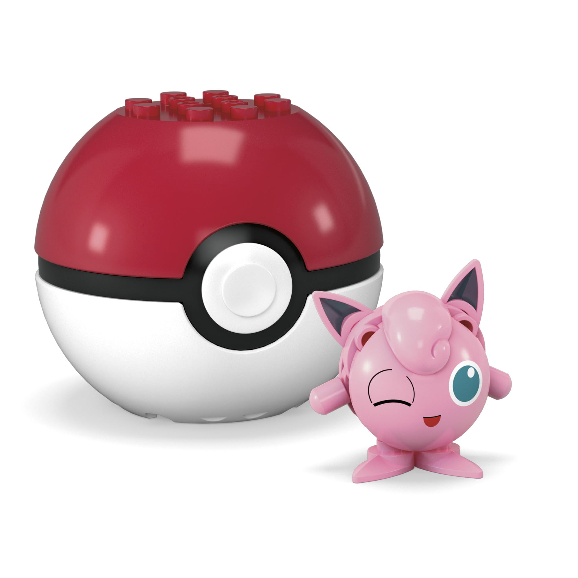 Mega Brands MEGA Pokémon Jigglypuff construction set boosts creativity during play.