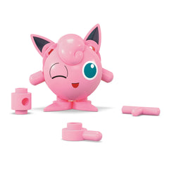 Mega Brands MEGA Pokémon Jigglypuff assembly with durable connectors ensures lasting builds.