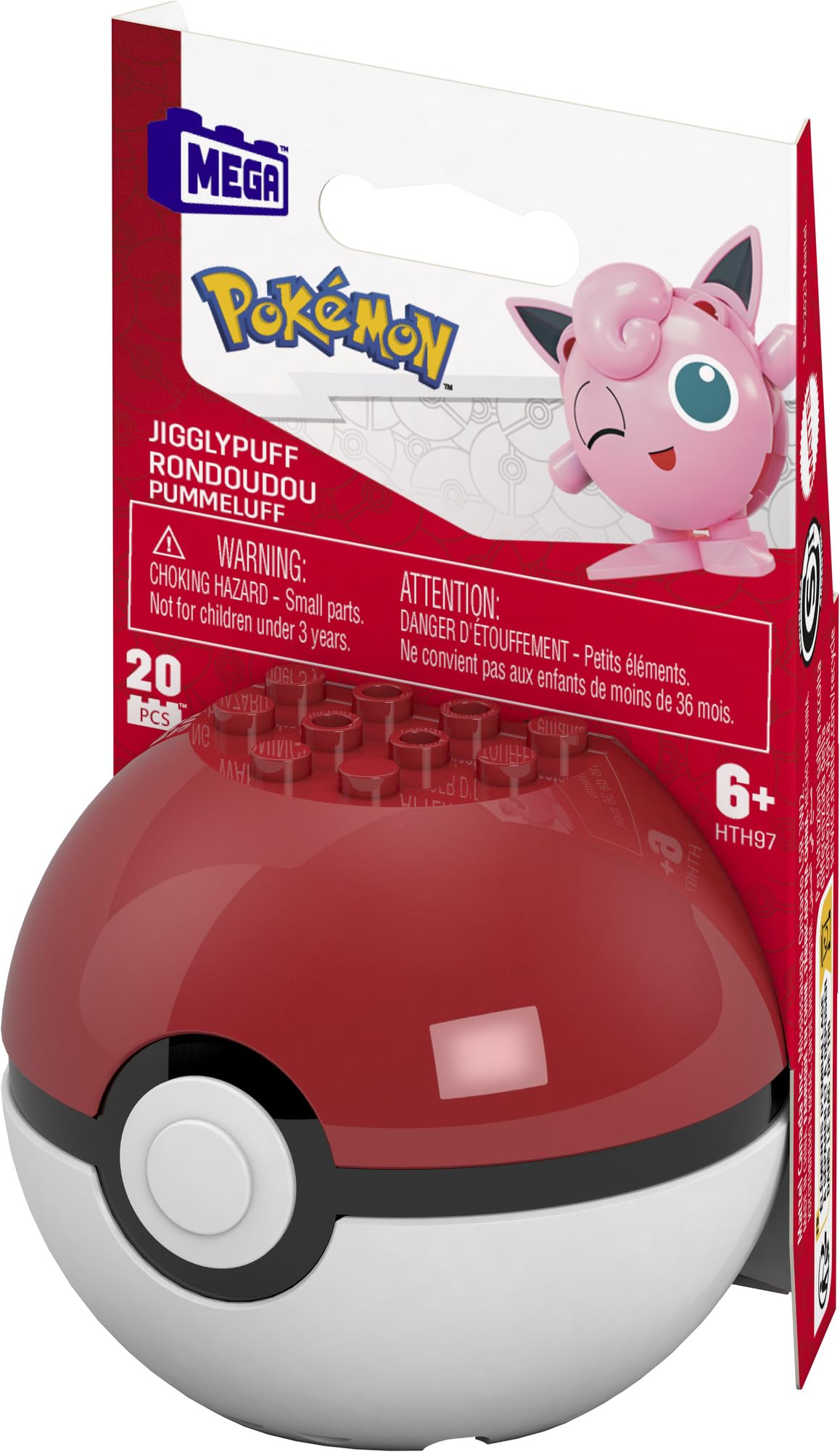Mega Brands MEGA Pokémon Jigglypuff play scene invites imaginative adventures.