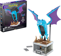 Mega Brands Mega Pokémon Mini Motion Golbat assembly enhances desk displays for collectors.