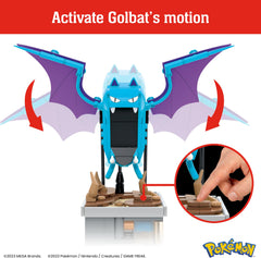 Five-inch-tall Golbat figure is compact for desks or bedside tables.