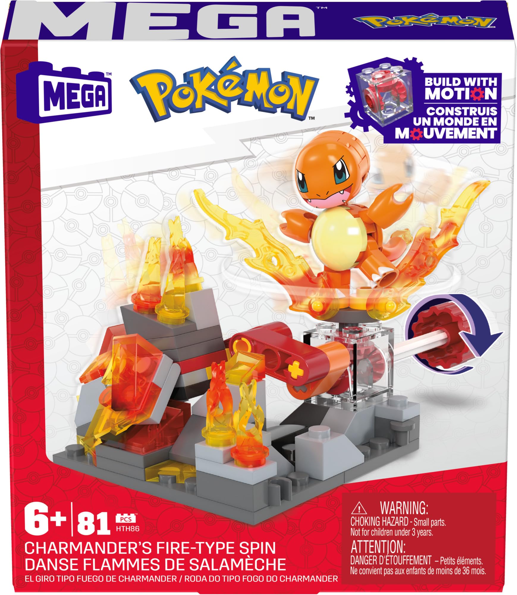 Mega Brands Charmander officially licensed product for authentic play