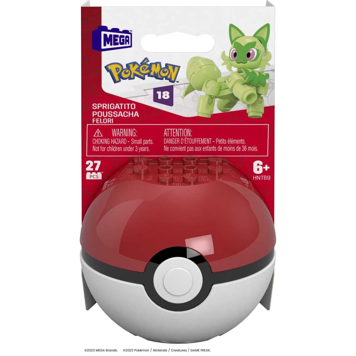 Gift ready packaging highlights collectible Pokemon fun
