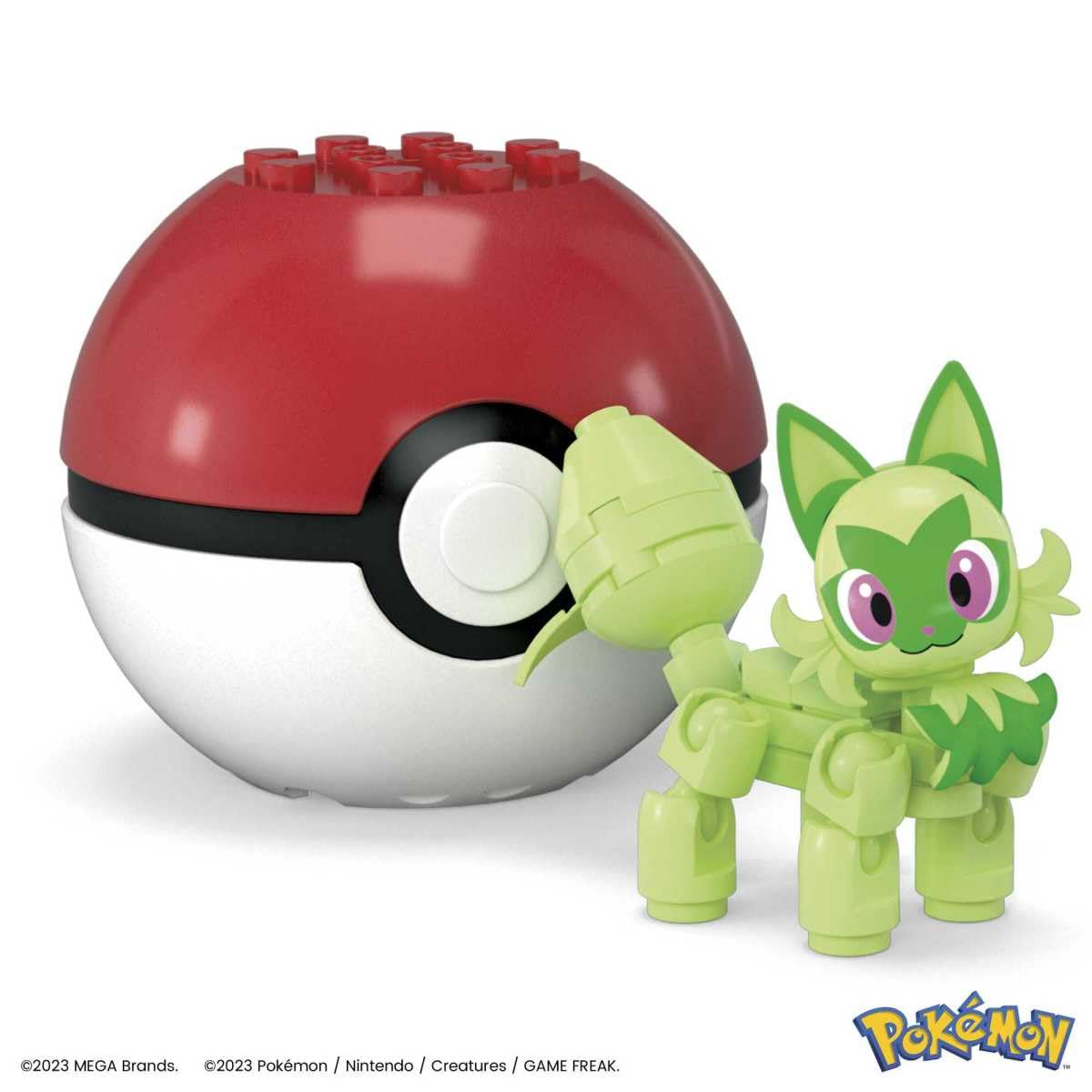 Poseable Sprigatito figure sparks dynamic storytelling