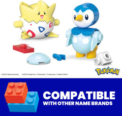 Togepi buildable figure from MEGA Pokémon set for creative storytelling.
