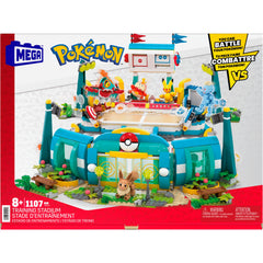 Mega Brands Mega Pokémon Training Stadium working door adds realism to play scenes