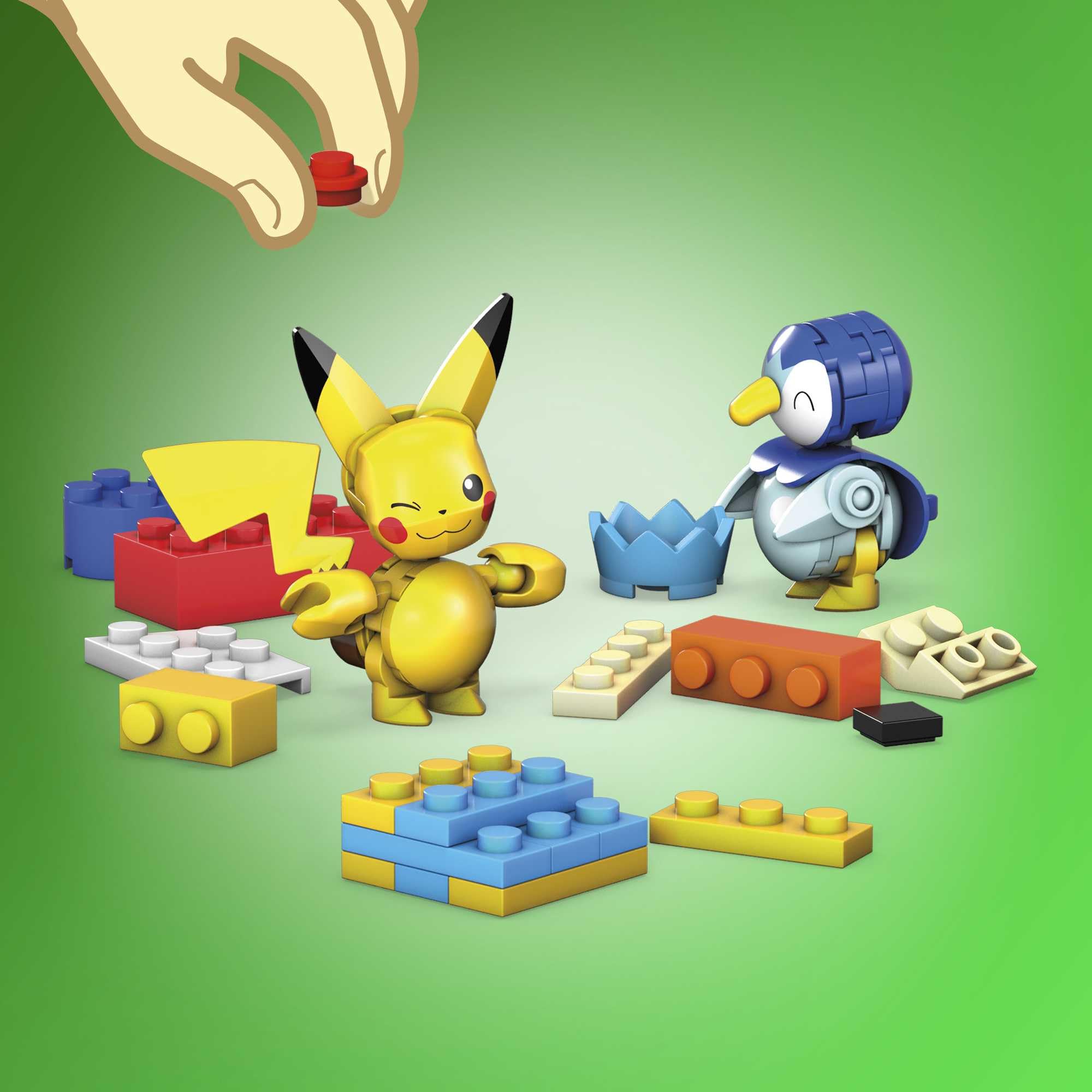 Piplup inside calendar ready for poseable, imaginative play.