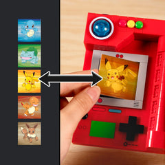 Mega Brands Pokedex lenticular Bulbasaur card adds interactive display options.