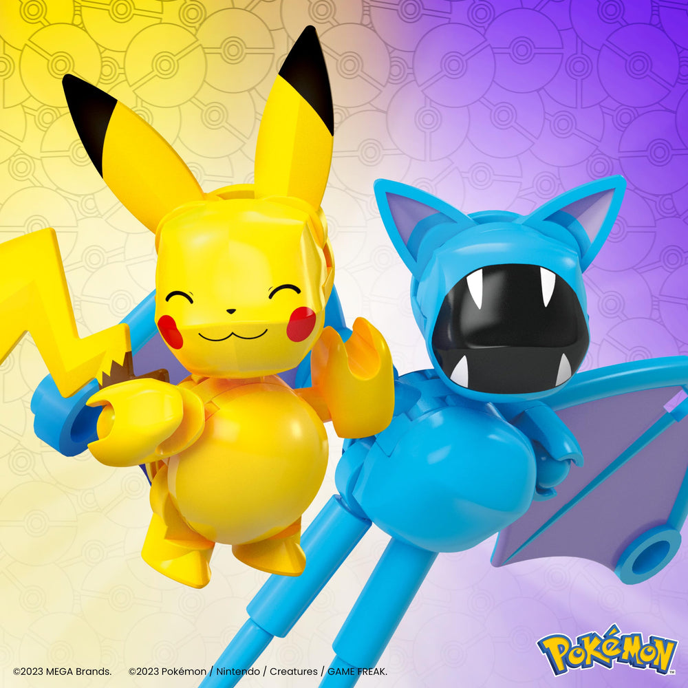 Compatibility with MEGA Pokémon sets enables expanding your collection