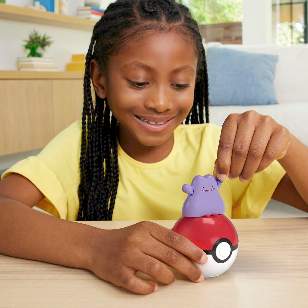 Mega Brands Pokémon Evergreen Ditto instruction book shows clear building steps.