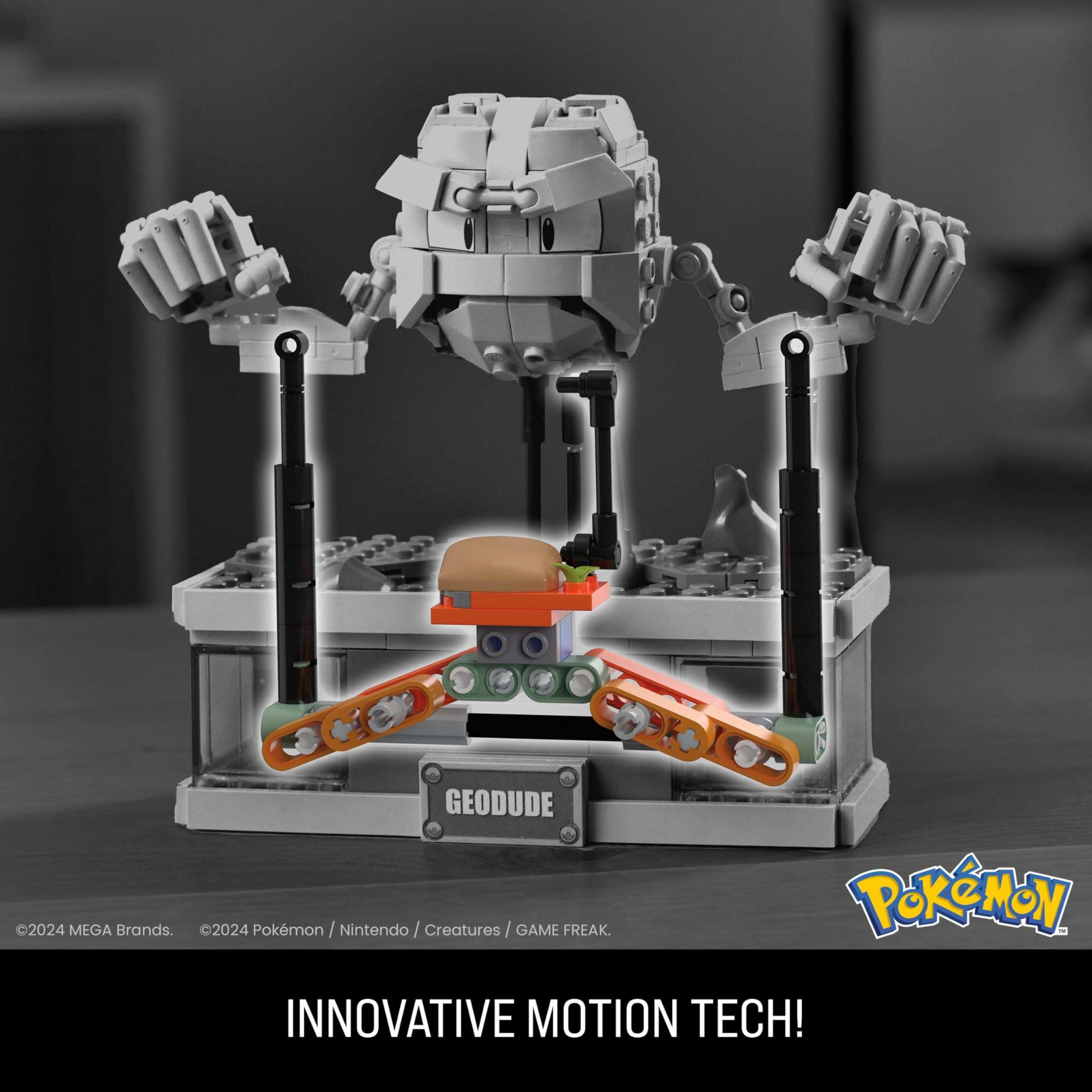 Mega Brands Pokémon motion collection complements larger sets for a coordinated display.
