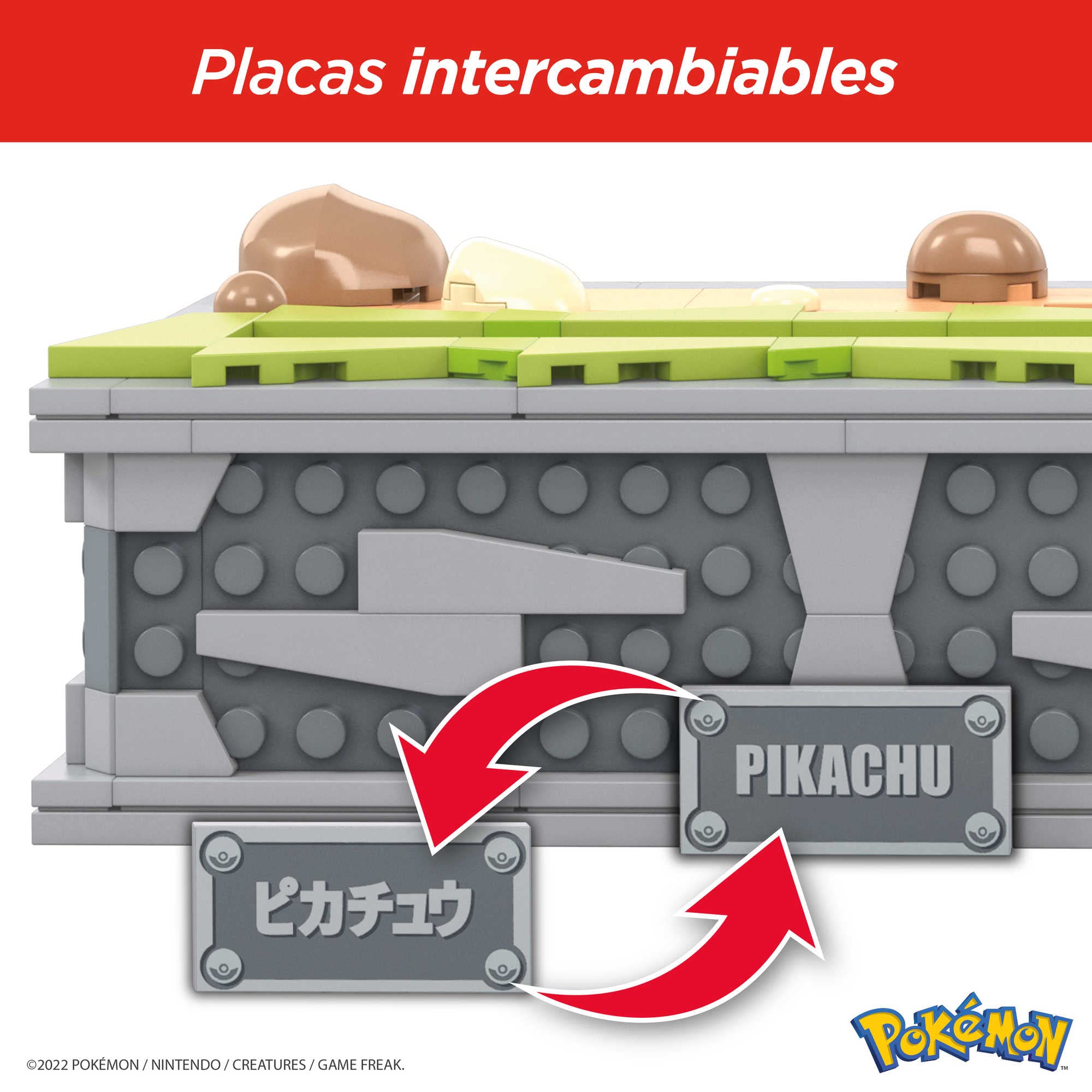 Mega Brands Pokémon Motion Pikachu officially licensed for authentic collection.