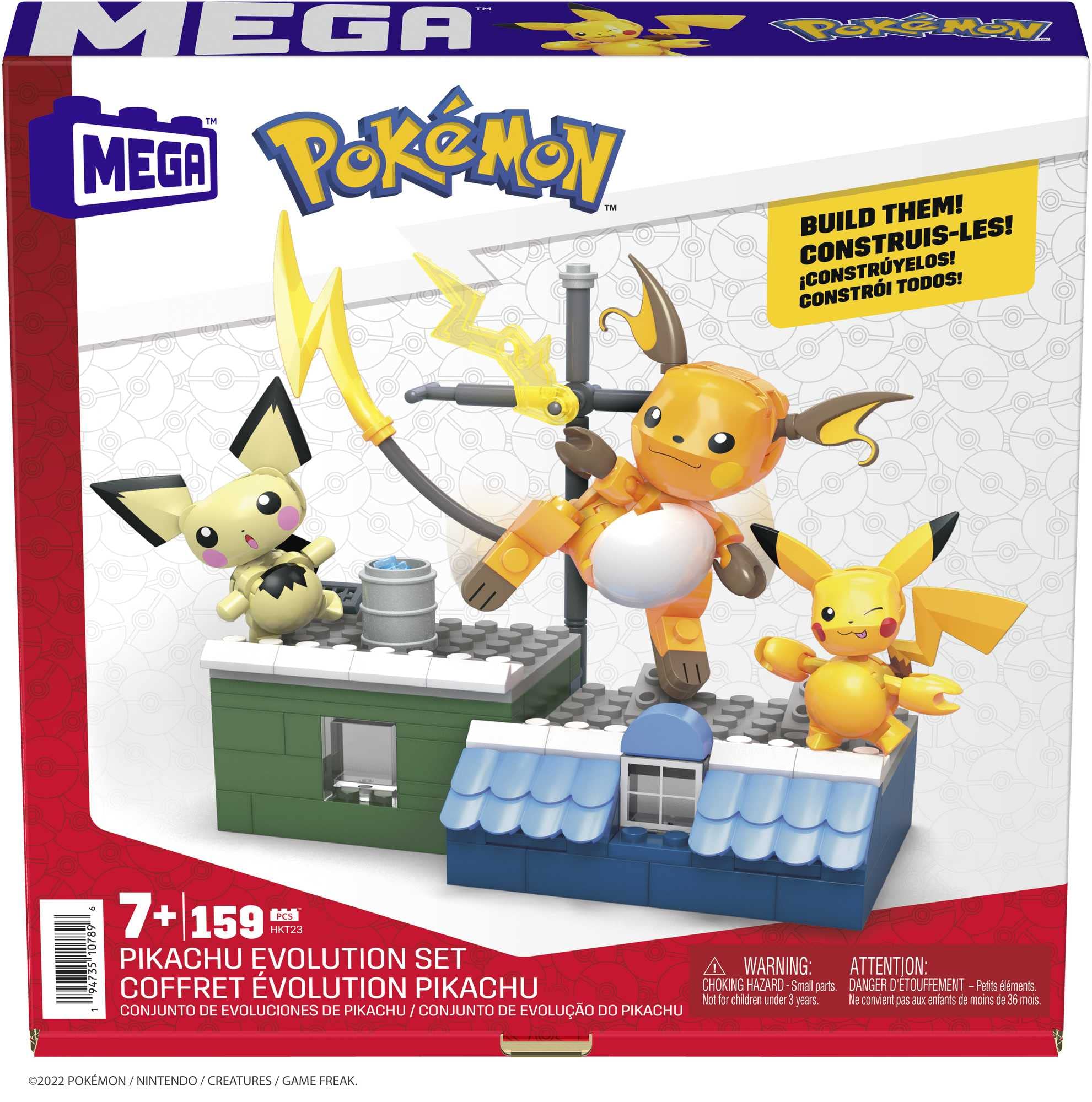 Mega Brands officially licensed Pokémon figure set for collectors.