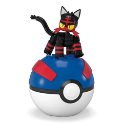 mega brands poseable litten action figure enables dynamic posing and storytelling during play