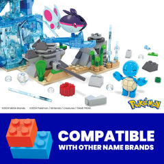 Mega Brands Psyduck on the shore ready for imaginative storytelling